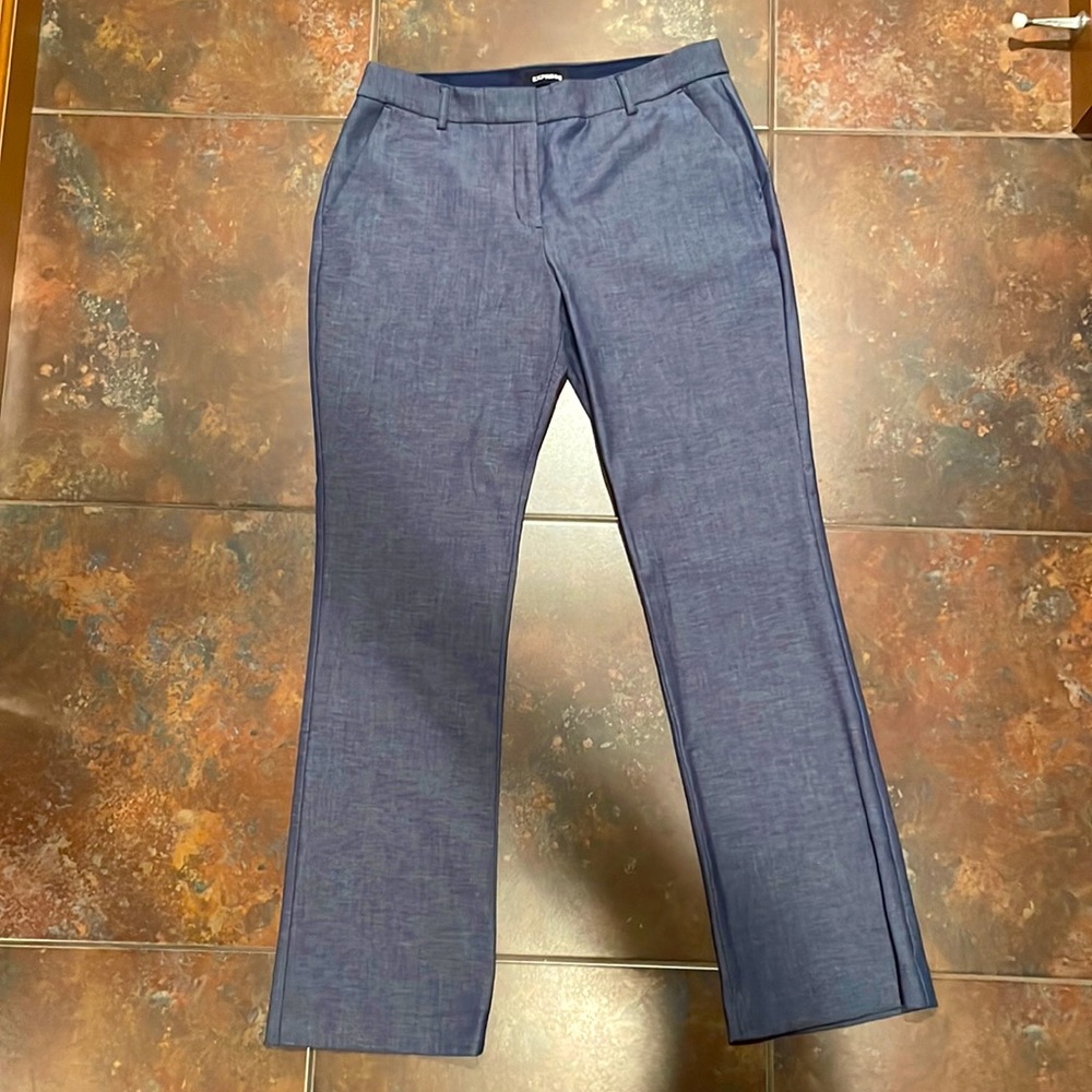Express Columnist Barely Boot, Mid Rise, Navy 12